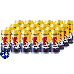 24x Cerveza Austral Patagonia Red Lager 5.0° Lata 470cc