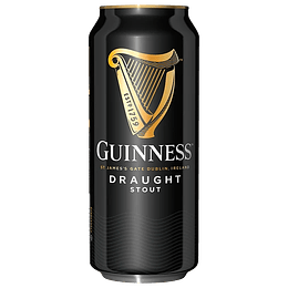 Cerveza Guinness Draught Stout 4.1° Lata 440cc