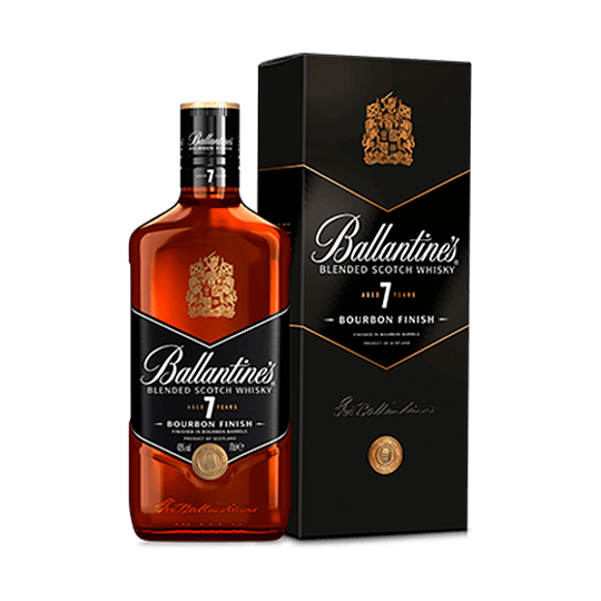 Whisky Ballantines Bourbon 40° 7 años 750cc