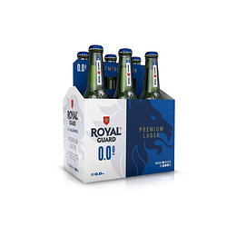 Six Pack Royal Guard Sin Alcohol Botella 355cc