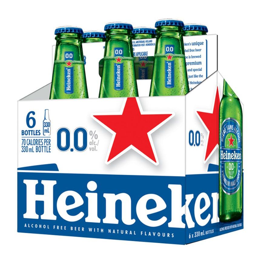 24x Cerveza Heineken Sin Alcohol Botellín 330cc