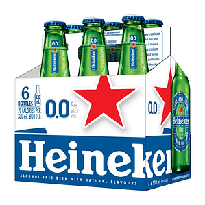 Six Pack Heineken Sin Alcohol Bot. 330cc