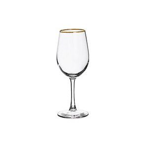 Set de 6 Copas de Vino Ibiza Gold 315CC