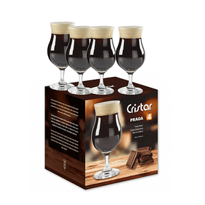 Set 4 Copas Cerveza Praga 442cc