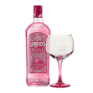 Pack Gin Rose Larios 700cc + Copa Balón