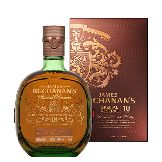 Whisky Buchanans Special Reserve 18 años 40° 750cc