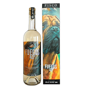 Pisco Fuegos Bullmastiff Reservado Transparente 40° 750cc