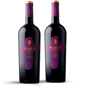 PACK DUO VINO MISONES GRAN RESERVA CUVEE CABERNET SAUVIGNON 750cc + CARMENERE 750cc