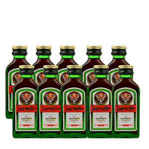 Pack 10x Bitter Jagermeister Miniatura 20cc