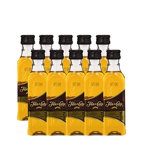 Pack 12x Ron Flor de Caña 7 años Miniatura 50cc