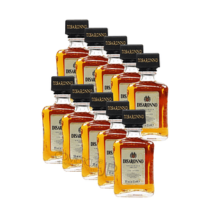 PACK X10. MINIATURA AMARETTO DISARONNO BOT. 50cc