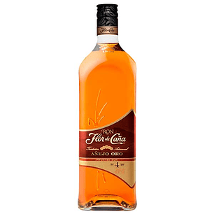 RON FLOR DE CAÑA 4 AÑOS AÑEJO ORO 37,5° 1L