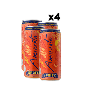 Pack x4 Coctel Spritz Amaranta Lata 250cc