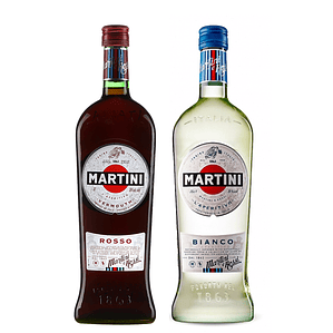 Pack Vermouth Martini Roso 1L + Martini Bianco 1L 