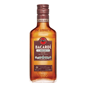 Ron Bacardi Añejo 38° Petaca 200cc