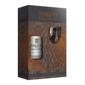 Pack Vino Marques de Casa Concha Cabernet S. 14.5° 750cc + Copa 