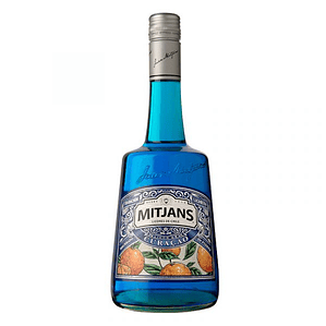 Licor Curacao Blue Mitjans 750cc