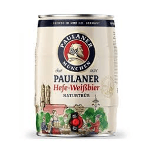 Cerveza Paulaner Hefe- Weissbier 5,5º Barril 5 L