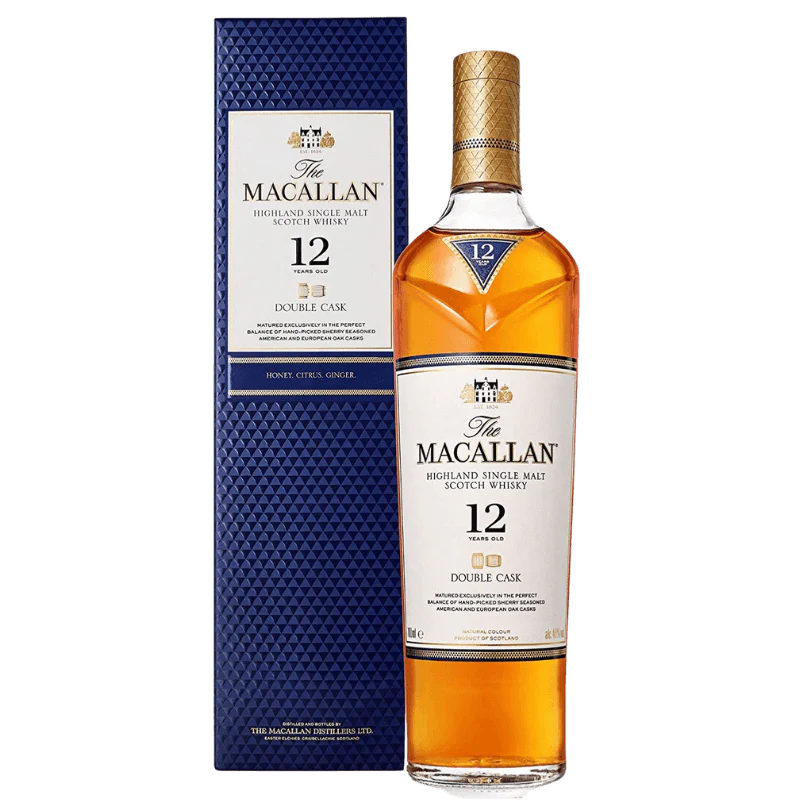 WHISKY THE MACALLAN DOUBLE CASK 12 AÑOS 700cc. PRECIO