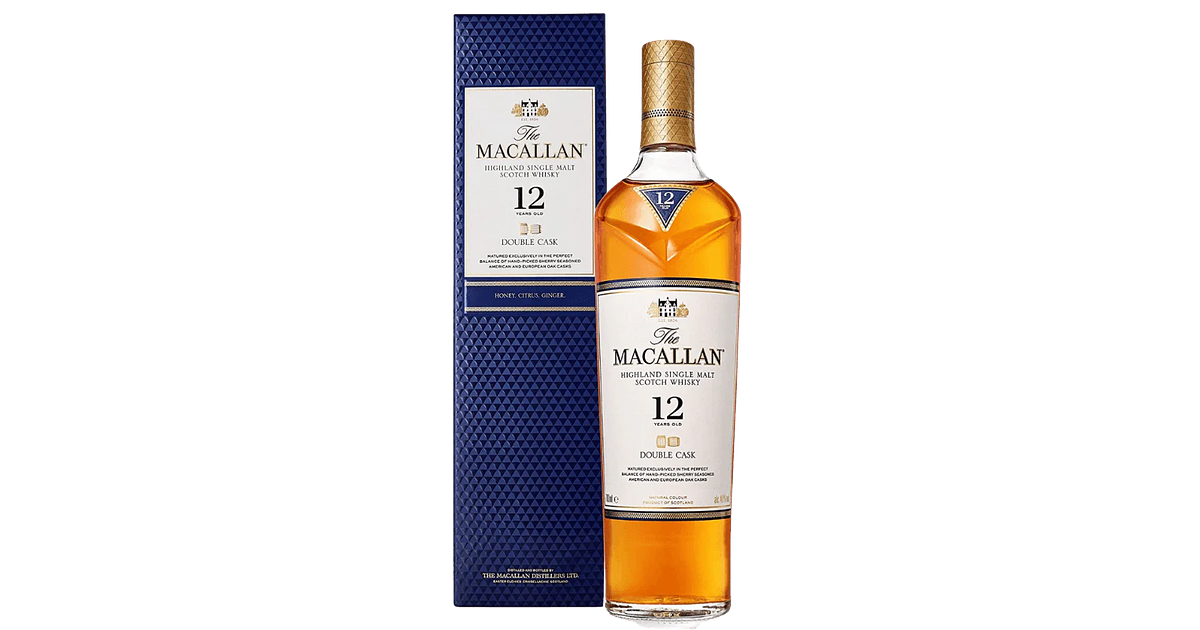 WHISKY THE MACALLAN DOUBLE CASK 12 AÑOS 700cc. PRECIO