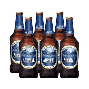 PACK x6 AUSTRAL CALAFATE BOT. 500cc ($1.970 C/U)