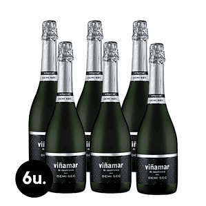 PACK x6 VIÑA MAR DEMI SEC BOT. 750cc ($4.790 C/U)