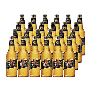 24x Cerveza Miller 4,7° Botella 355cc