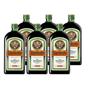 Pack 6x Bitter Jagermeister 35° 700cc