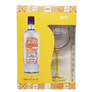 Pack Gin Blanco Larios 700cc + Copa Balón
