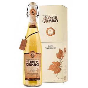Pisco Horcón Quemado 20 años 43° Bot. 645cc