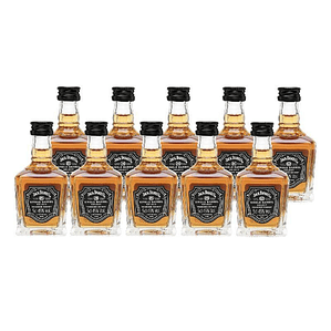 Pack 10x Whiskey Jack Daniels Single Barrel 45° Miniatura 50cc