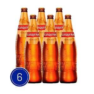 PACK x6. CUSQUEÑA GRANDE BOT. 620cc ($1.350 c/u)