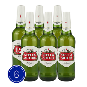 PACK x6. STELLA ARTOIS BOT 660cc. ($1.000 C/U)