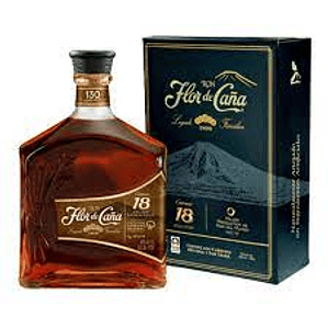 Ron Flor de Caña 18 años 40° 750cc