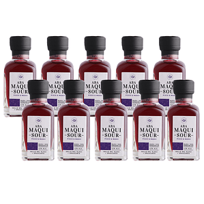 Pack x10 Coctel Sour Aba Maqui 12° Miniatura 50cc