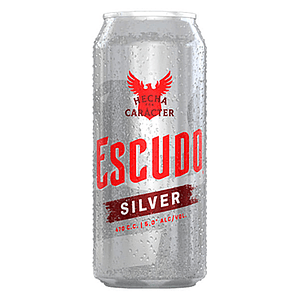 24x Cerveza Escudo Silver 5,0° Lata 470cc