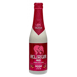 Cerveza Delirium Red 8,0° Botella 330cc