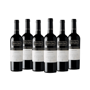 Caja 6x Vino Santa Ema Gran Reserva Variedades 750cc ($7.470 c/u)