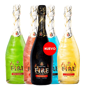 Caja 6x Espumante Marmoleado Fire 6° Variedades 750cc ($4.490 c/u)