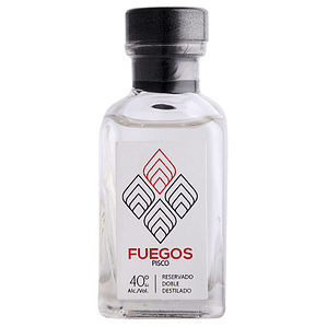 Pisco Fuegos Tradicional Reservado 40° Miniatura 50cc 