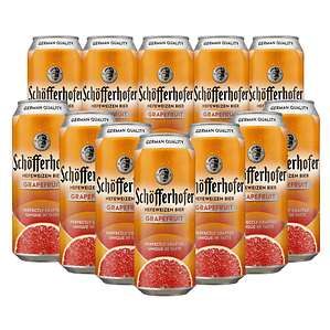 Pack x12 Cerveza Schöfferhofer pomelo lata. 500cc 2.5°
