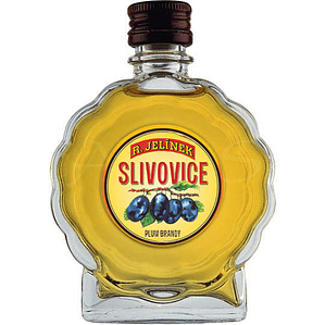 Destilado de Ciruelas Dorado R. Jelinek 45° Miniatura 50cc