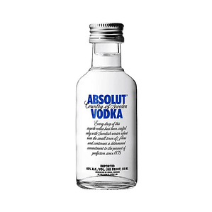 Vodka Absolut Blue 40º Miniatura 50cc 