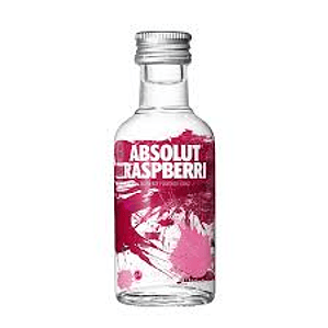 Vodka Absolut Raspberri 40º Miniatura 50cc 
