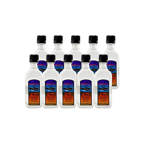 Pack 10x Tequila Sombrero Negro Blanco 40° Miniatura 50cc 