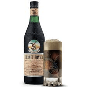 Pack Fernet Branca 39º 750cc+ 1 Vaso 