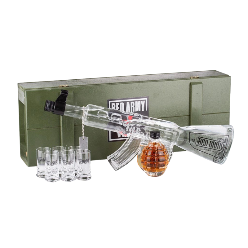 Super Pack Vodka Polish Army AK-47 40º 1.2L. Precio oferta.