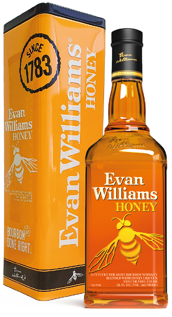 WHISKEY EVANS WILLIAMS HONEY 750cc 32.5°