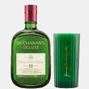 Pack Whisky Buchanans Deluxe 12 Años 750cc + 1 Vaso