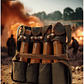 Whisky Army Grenade Pack 1x4 40º 125cc - Miniatura 1
